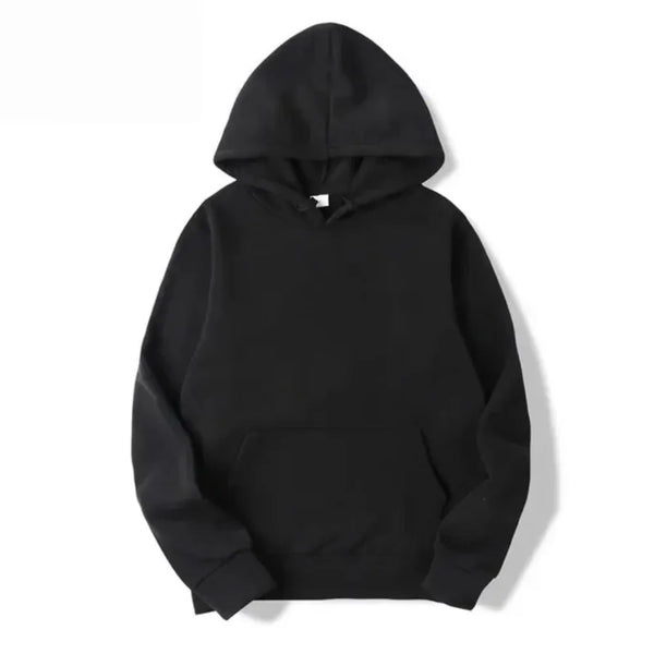 Casual Oversized Solid Color Hoodie Sweatshirt