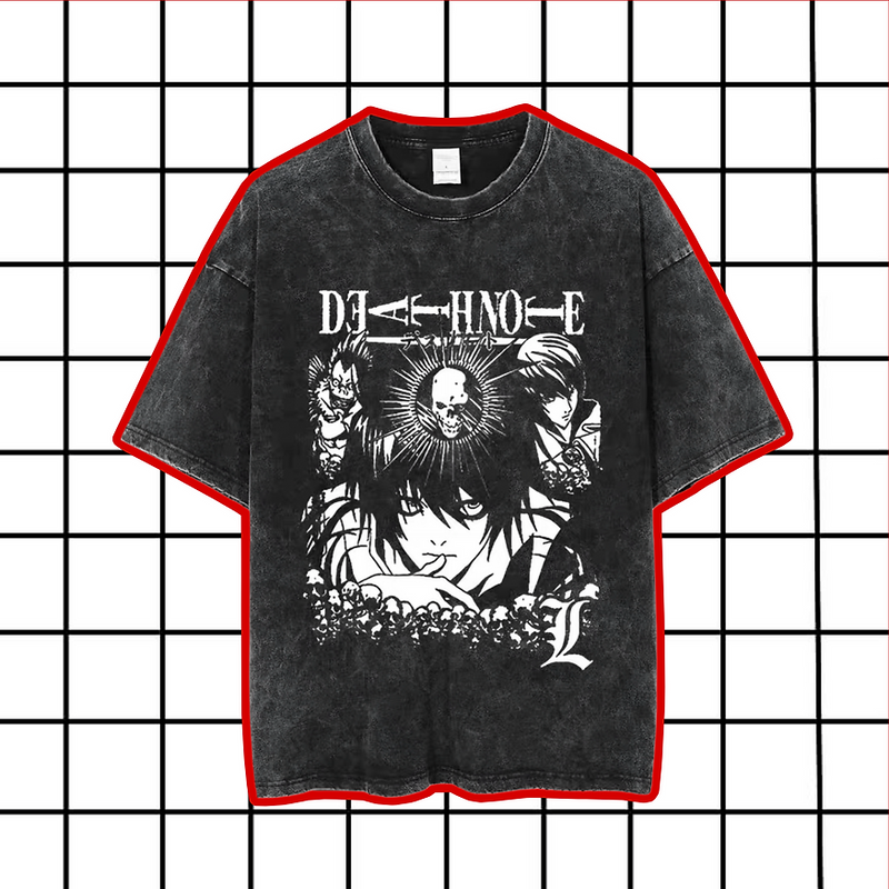 Anime Death Note Oversized T-Shirt